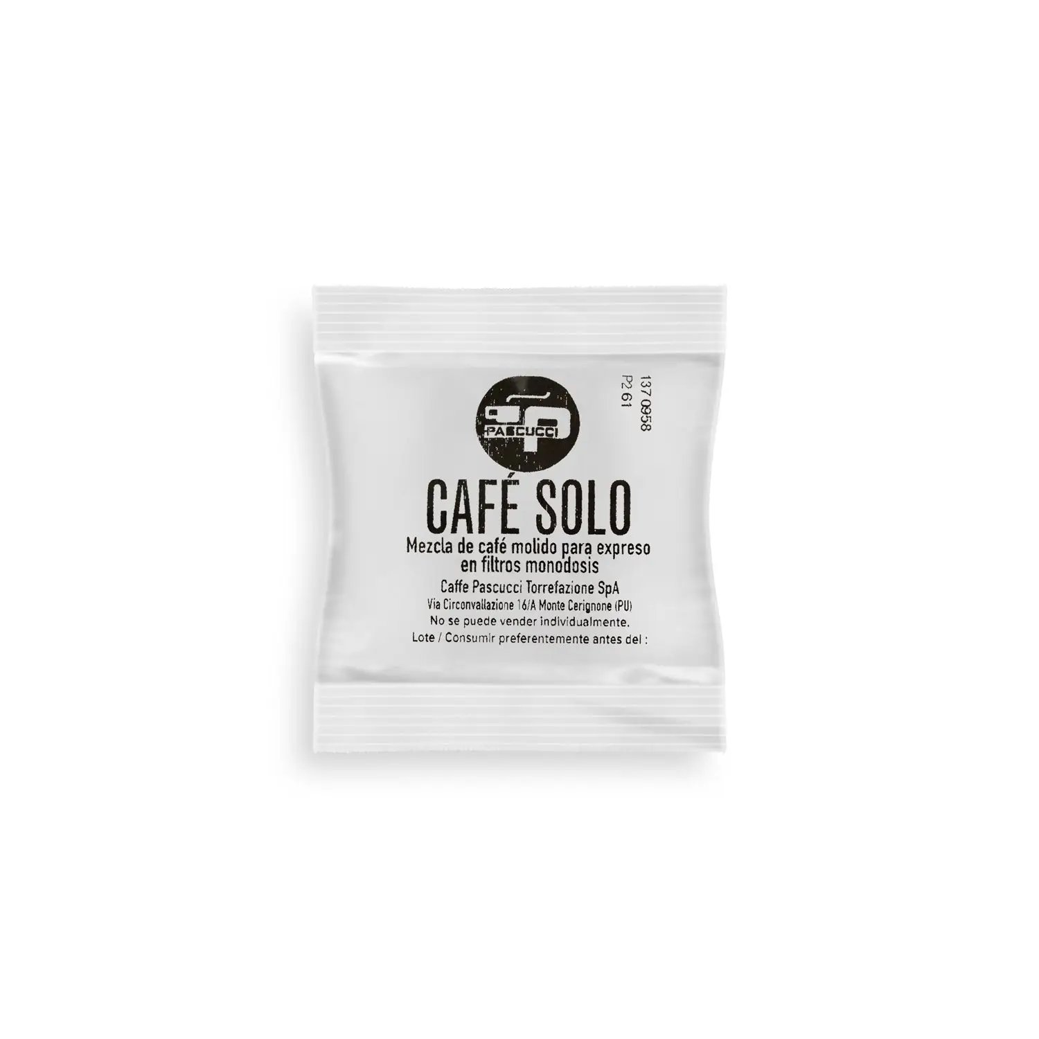 Capsula en papel de cafè SOLO 100uds