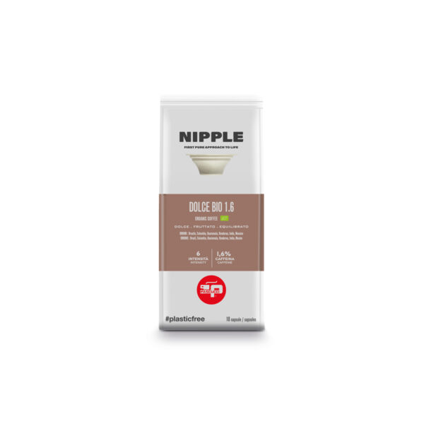 Café dulce Bio 1.6 en cápsulas Nipple (10 uds)